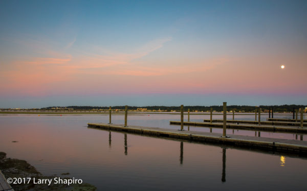 sunset on the Potomac River