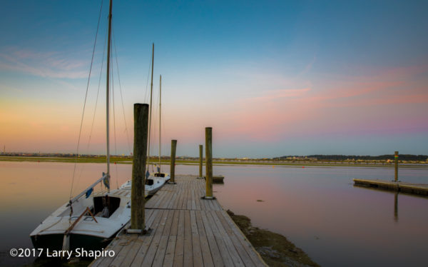 sunset on the Potomac River