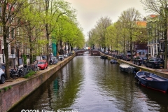 Canal in Amsterdam, April 2025.