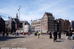 Large public square in Amsterdam