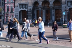 Tour members from Am Shalom of Glencoe in Amsterdam