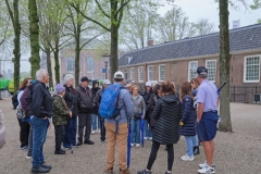 the group assembling in the morning