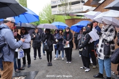 the group paying respects to the 6 million souls that were taken