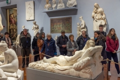 checking out the Collection of Plaster Casts by Lorenzo Bartolini and Luigi Pampaloni