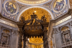 inside St. Peter's Basilica