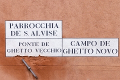 sign marking the ghetto